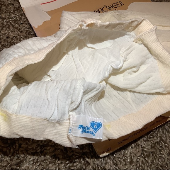 Nurse Mates sheer support maternity pantyhose, color white, size: A - Picture 8 of 12